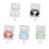 Gecheer soft silicone waterproof ear plugs reusable for 4