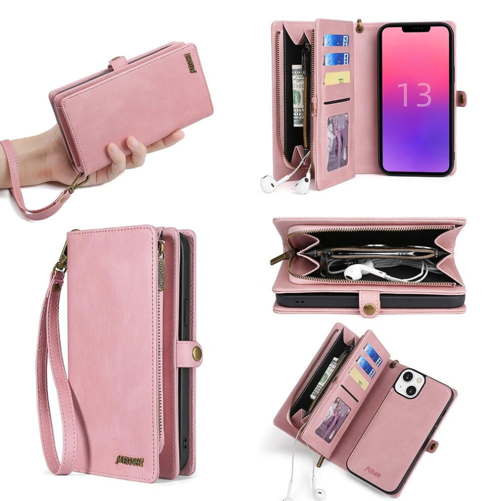 Iphone 13 Pu Leather Wallet Case With Card Holder 9370362179036