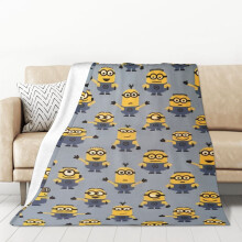 Minions fleece blanket super soft 50x70 inch