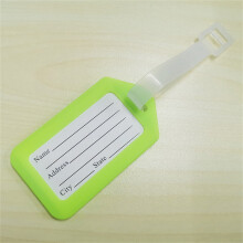 Kiteky Luggage Tag Green 1 Pc with Card Holder