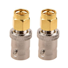 SMA Male to BNC Female Adapter 2 Pack