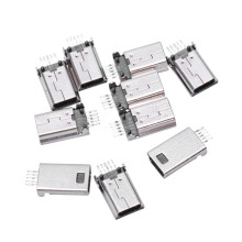 Mini USB Type B Male 180 5-Pin SMD Jack Connector 10 pcs