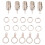 F-Type Panel Mount Socket Female Jack Solder Adapter 5 pcs 1