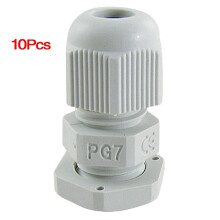 PG7 waterproof plastic cable glands 3-6.5mm 10 pcs