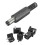 DC Power Jack Connectors 5.5x2.1mm Black 15 Pcs 1