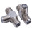 F-Type Female to Female 3-Way RF Adapter 2 pcs 1