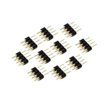 RGB LED Strip Male Plug Adapter 4 Pin 50 pcs