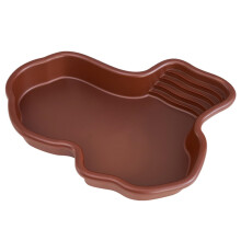 Komiseup Reptile Bathing Pool with Ramp and Bowls for Gecko