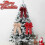 Christmas Tree Topper Bows Flocked Cloth 6PCS 4