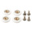 Shower Room Pulley Nylon Copper Roller 27mm 4pcs 8