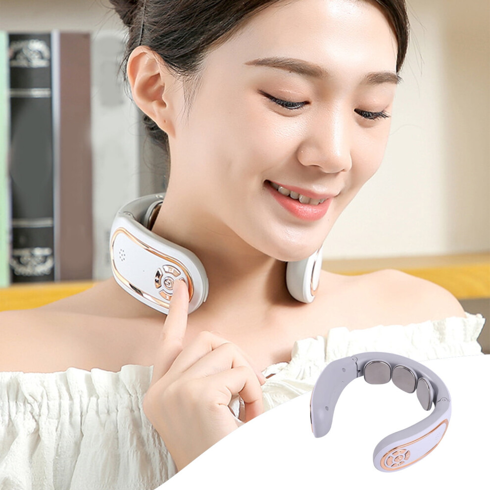 Cervical Spine Massager with 3 Heads, 4 Modes, 15
