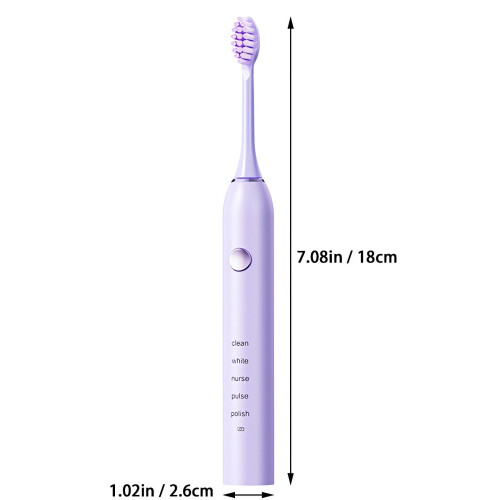 Electric Toothbrush for Adults Soft Bristles Rechargeable 2