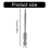 GLFSIL hollow torx screwdriver bit T40 75mm hex shank 5