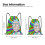Rick and Morty Drawstring Bag Unisex Small 4