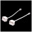 RJ11 telephone cable splitter adapter 2 pcs 4