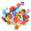 Plastic Buttons Plum Flower Design 100 pcs 3