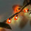 Ladybug String Lights 9.8ft 30 LED Battery Silver Wire Red 3
