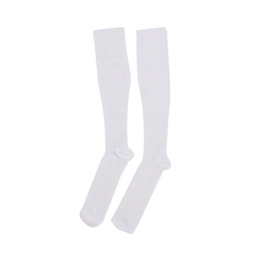 White Knee High Compression Socks Medical Grade 4 Pairs 1