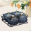 Divided Serving Platter with Lids Black 4-Bowl 6