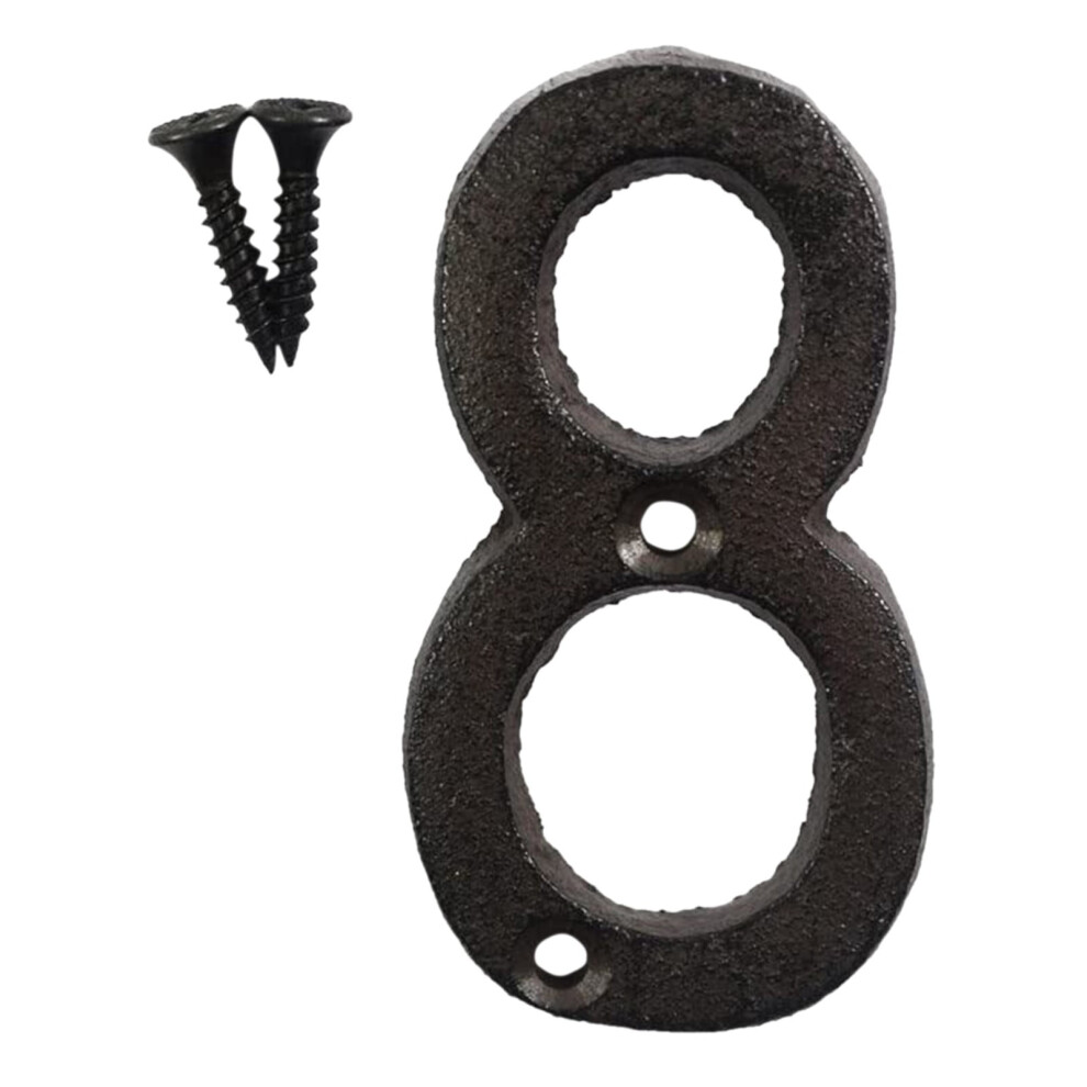 Wrought Iron House Number Pendant 10Pcs 946140761626
