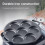 7 Hole Egg Pancake Steak Pan Cast Iron Non-Stick Kitchen Cooking Ham Pan Breakfast Maker Cookware Omelet Pancake 6