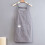Women's striped kitchen apron with front pocket 7