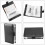 A6 PU Leather Budget Binder Cover Set 50 Pcs Black 6