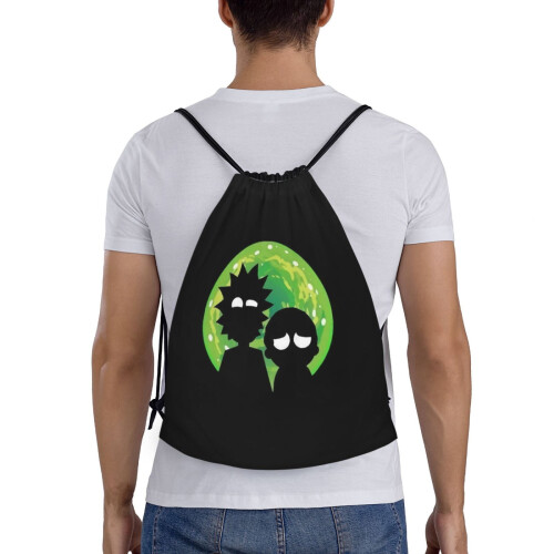 Rick and Morty drawstring bag unisex small 1
