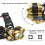 LED Headlamp 4 Modes 12000 Lumen Rechargeable 2