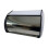 LOVIVER Metal Bread Bin with Roll Lid White 2