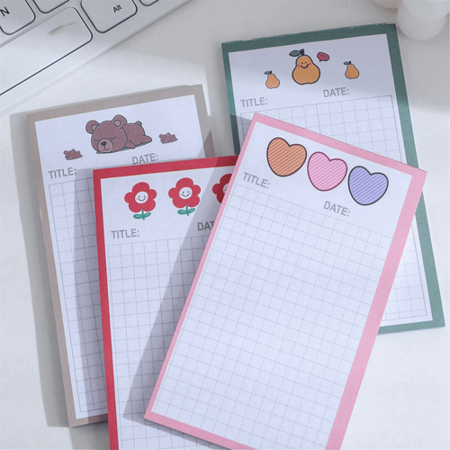 Small Desk Notepad 3.1 x 5.5 Inch 20 Pack 50 Sheets 2