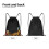 Rick and Morty Drawstring Bag Unisex Small 5