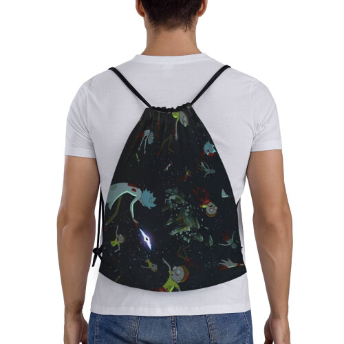 Rick and Morty Drawstring Bag Unisex Small 1