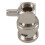 BNC male right-angle crimp connector for RG58/RG400, silver 8