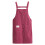 Women's striped kitchen apron with front pocket 2