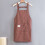 Women's striped kitchen apron with front pocket 8