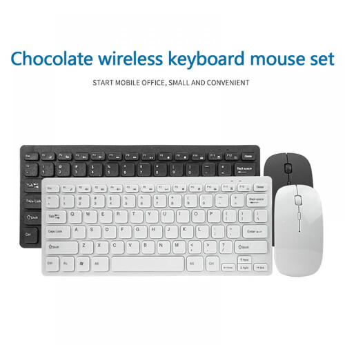 Wireless Keyboard and Mouse Set 2.4G Mini Waterproof for 1