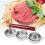 LYUCRAZ hamburger patty press kitchen mold 3 pcs 4