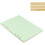 A5 ruled binder refills 6-hole 5-color 50 sheets 3