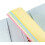 A5 ruled binder refills 6-hole 5-color 50 sheets 5