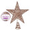 Christmas Tree Star Topper Rose Gold 20cm Iron 3