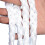 Basketball net bag white red lattice mesh portable 2