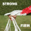 Basketball net bag white red lattice mesh portable 6