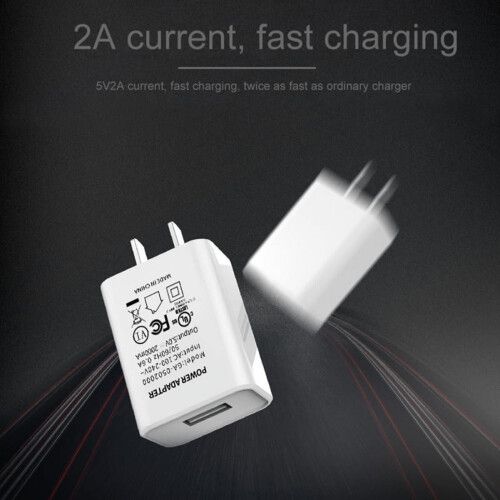 USB wall charger 5V 2A single-port cube adapter 1