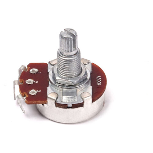 Guitar Potentiometers 500k Long Split Shaft 15mm 2