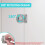 Rotary Bolt Latch Zinc Alloy 2 pcs 180 Switch 5
