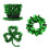 Shamrock Wreath Wire Garland St. Patrick's Day Decor 2