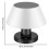 Solar Table Lamp USB Rechargeable IP65 Waterproof 4 Modes 7