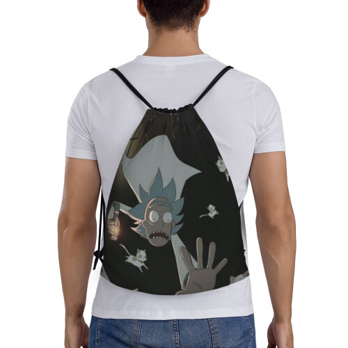 Rick and Morty Drawstring Bag Unisex Small 1