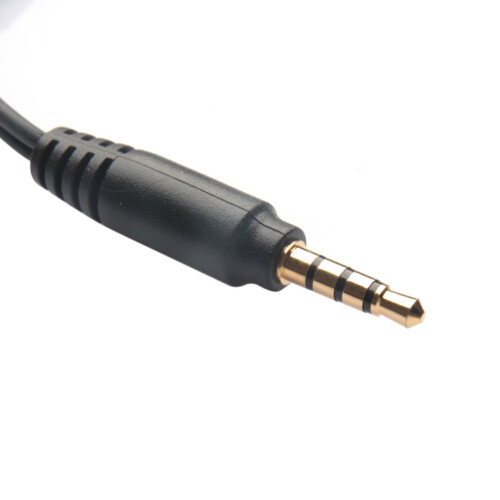 3.5mm Stereo Y-Splitter Cable for Headphone and Mic 2